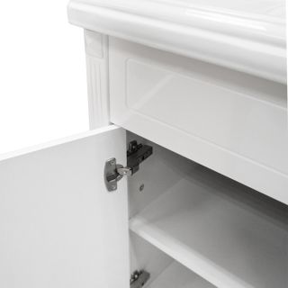 Comforty Зеркало-шкаф "Палермо-120" белый глянец